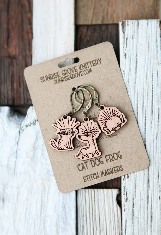 Pet Animal Knitting Progress Keepers & Stitch Markers