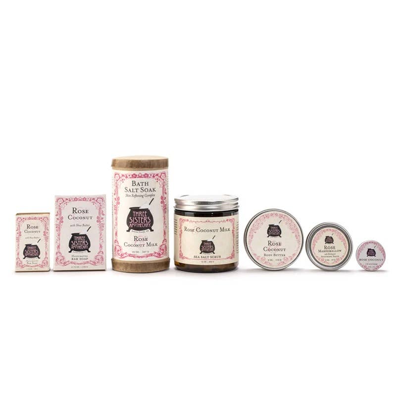 Rose & Coconut Milk Bar Soap by Soap Cauldron