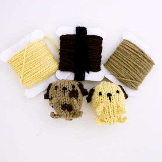 Tiny Dog Knitting Kit by Mochimochi Land