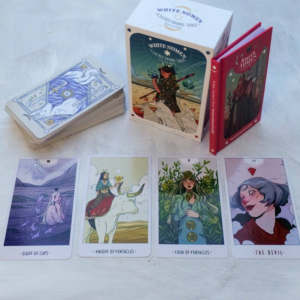 White Numen: A Sacred Animal Tarot