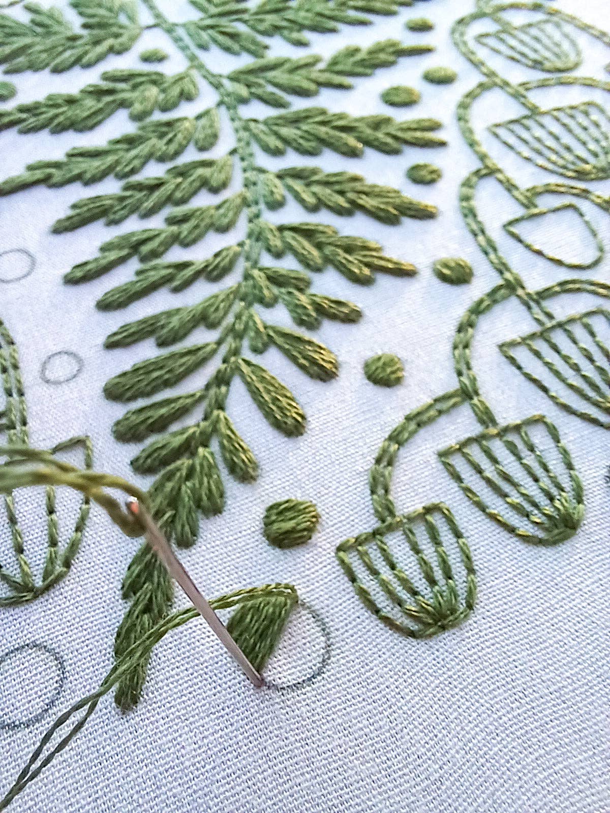 Fern + Friends - Cozyblue Handmade Embroidery Kit