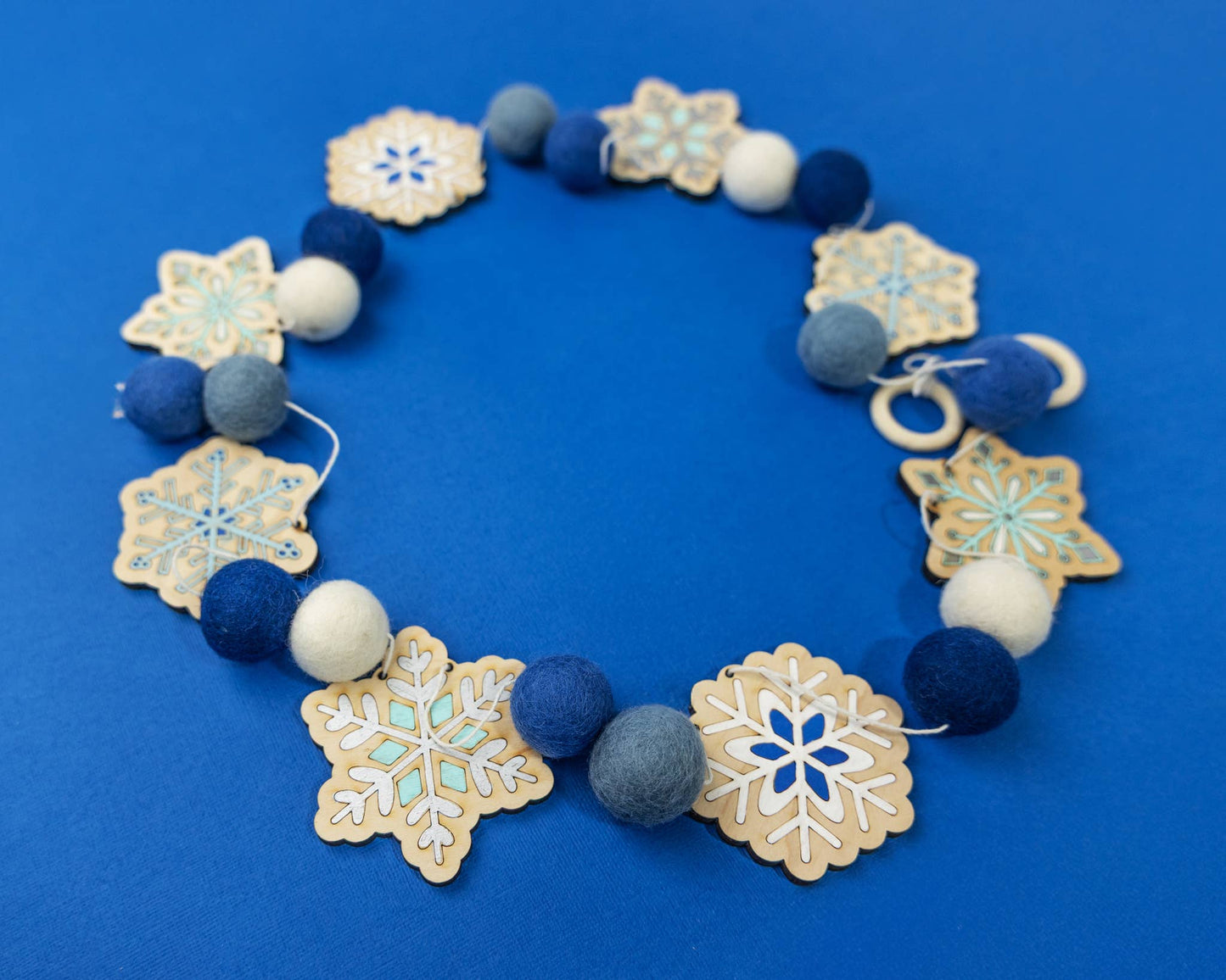 Snowflake DIY Garland Craft Kit