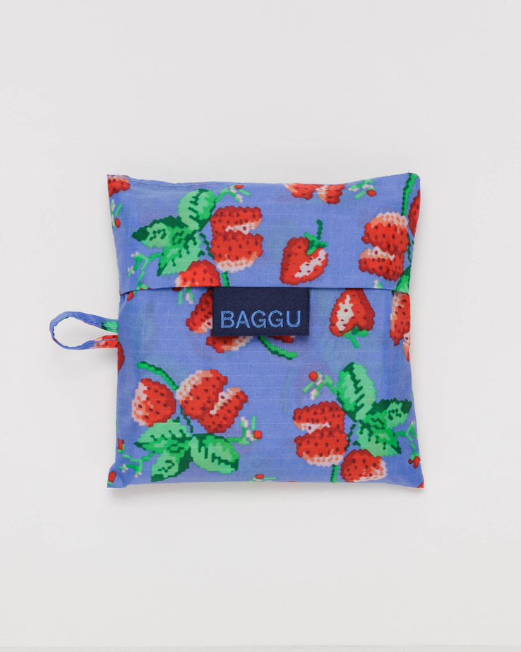 Baggu Reusable Foldable Bags - Wild Strawberries