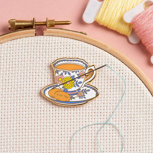 Teacup Magnetic Needle Minder