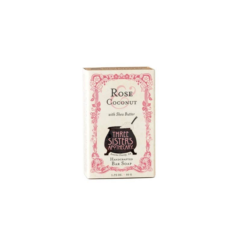 Rose & Coconut Milk Bar Soap by Soap Cauldron