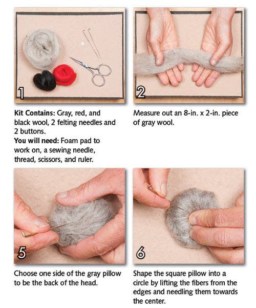Voodoo Dolls Felting Kit (Easy)