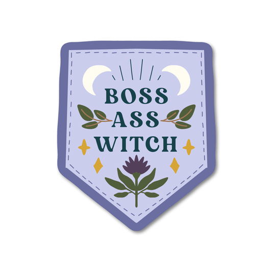 Boss Ass Witch Vinyl Sticker