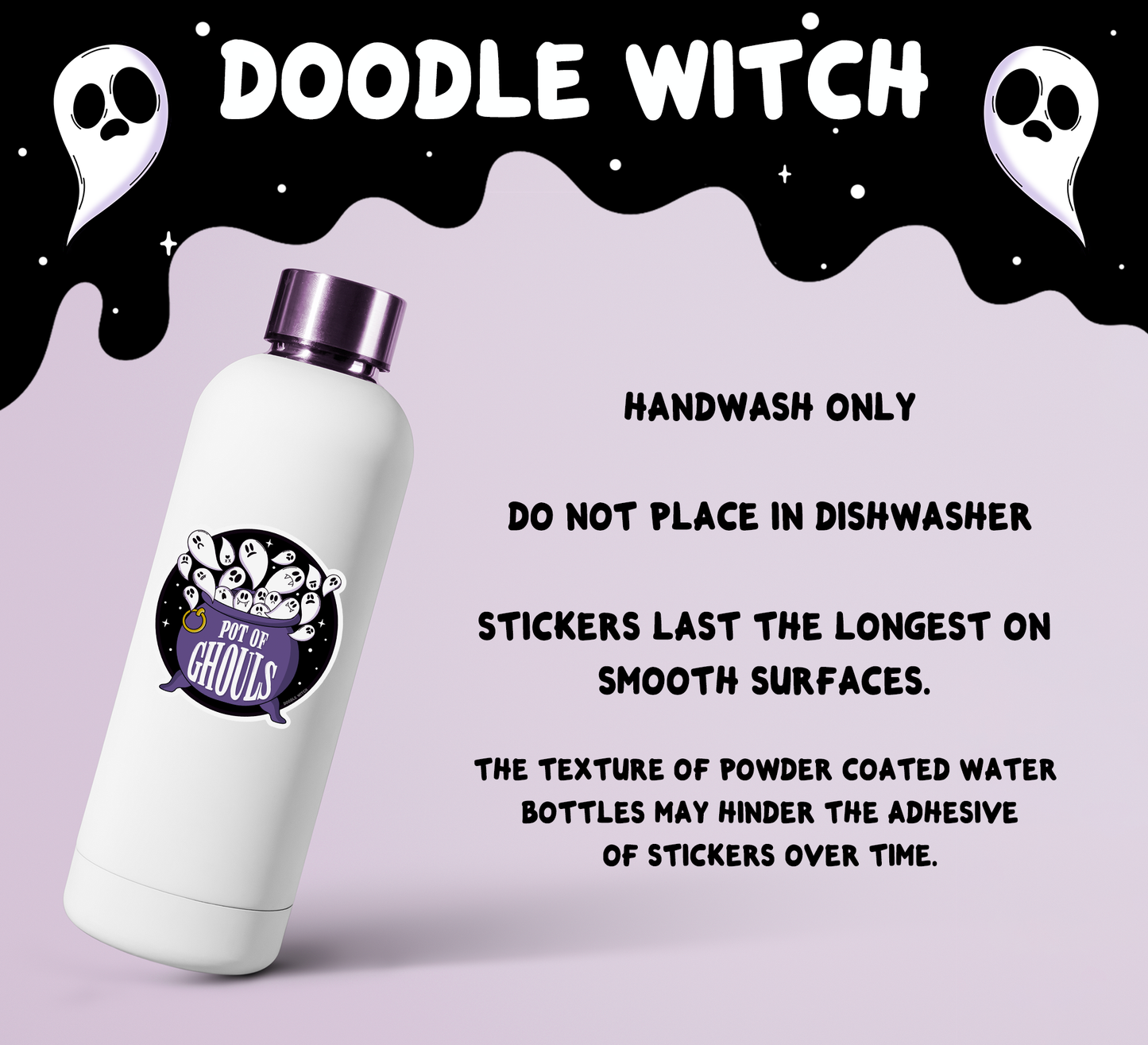 Ghost In Library Sticker