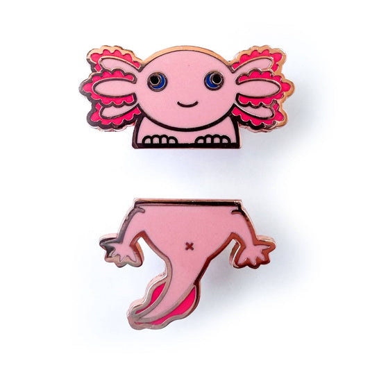 Axolotl Pride Pal Enamel Pin Set