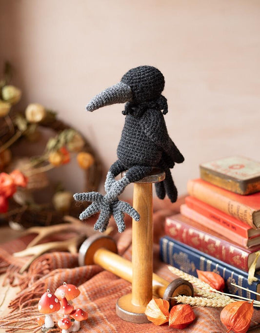 Henry the Raven Crochet Kit