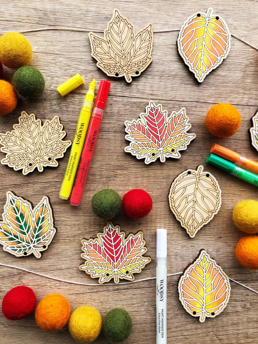 Fall Leaves Garland Kit