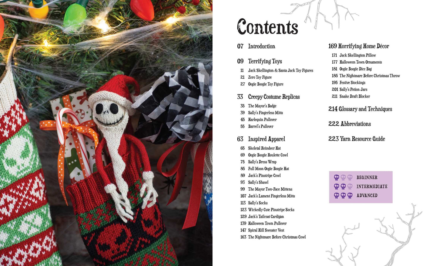 The Nightmare Before Christmas Official Knitting Guide to Halloween Town and Christmas Town