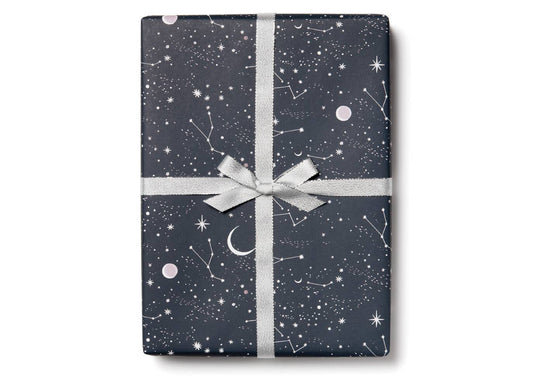 Moon and Stars wrapping paper rolls