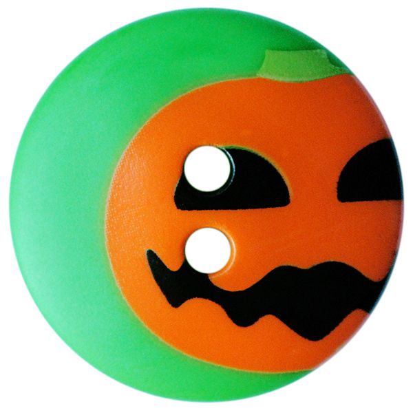 Green Pumpkin Button - 301010