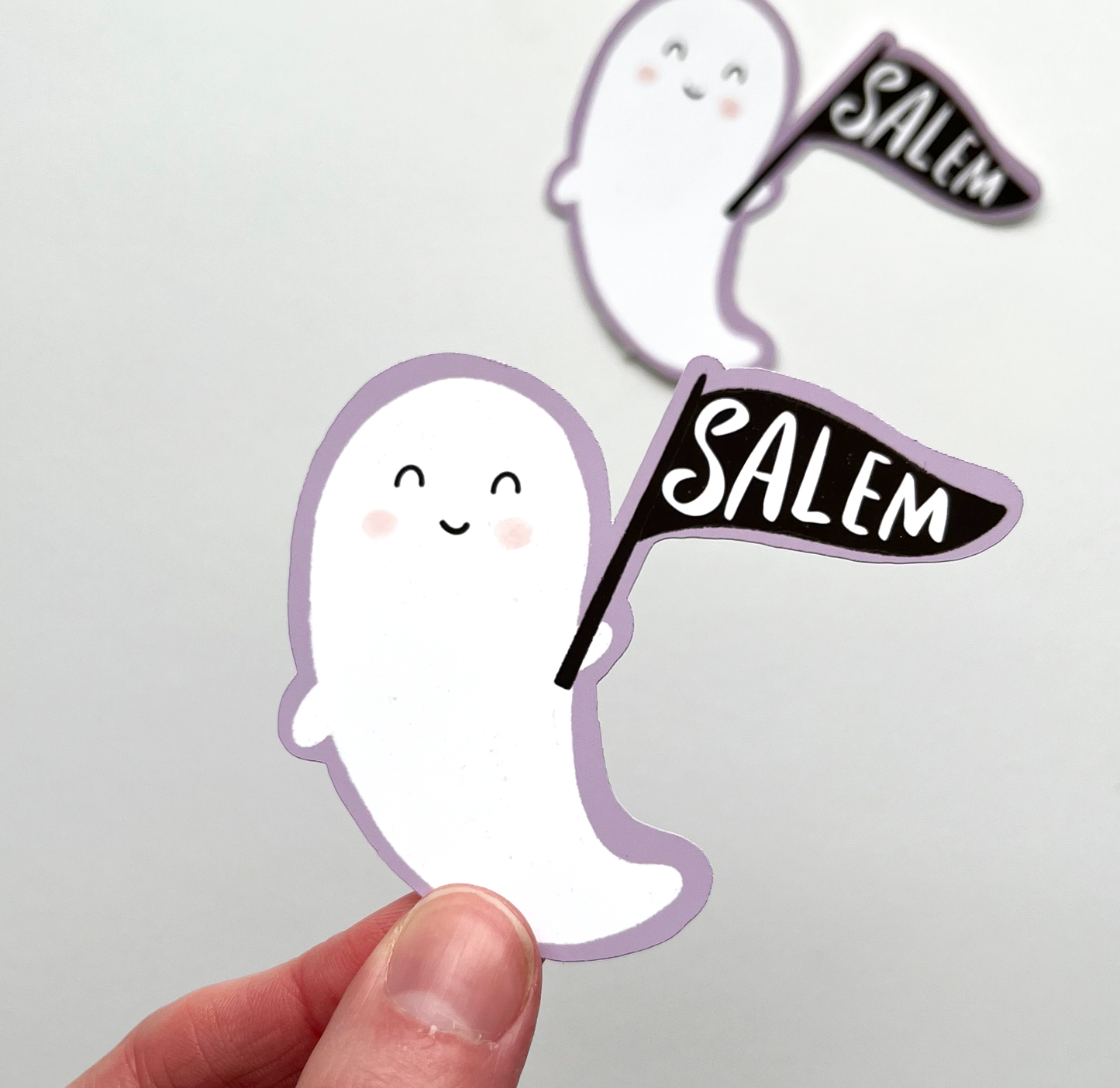 Salem Ghost Sticker
