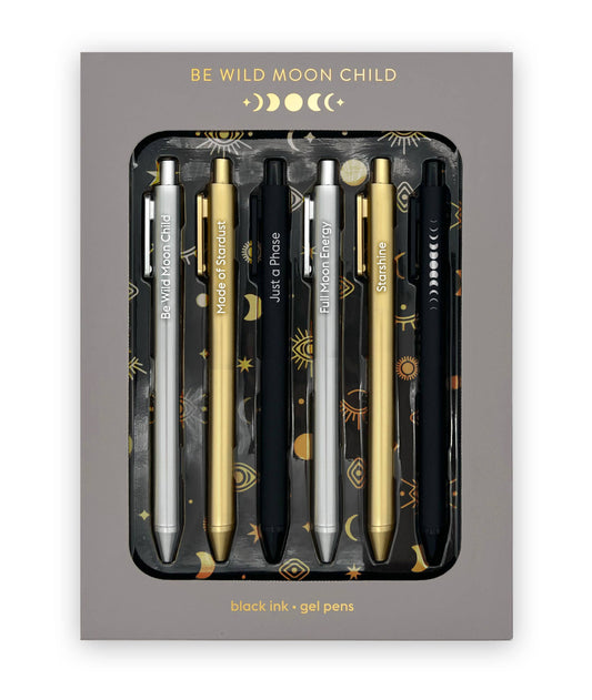 Be Wild Moon Child - Quotable Gel Pen Set