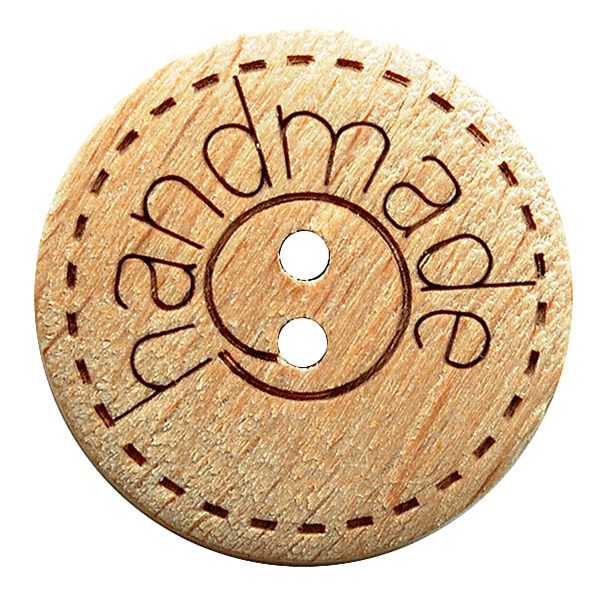 Wood "handmade" Button 281200