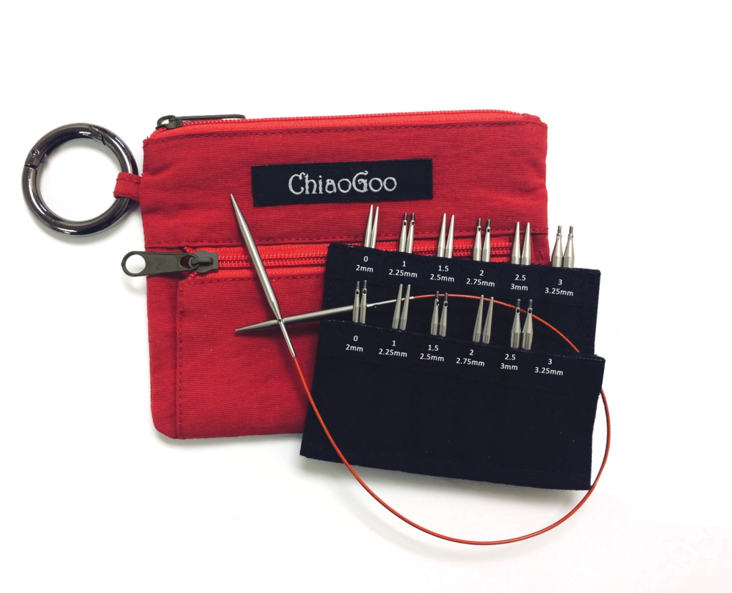 ChiaoGoo  2" & 3" TWIST Mini/Shortie Interchangeable Set - US 0-3 (2mm-3.25mm)