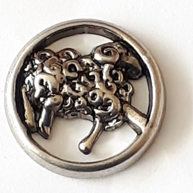 Sheep Metal Button 390306