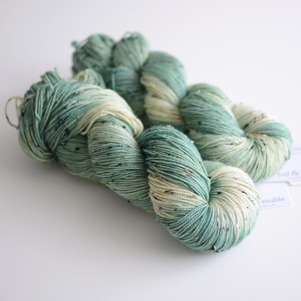 Toil & Trouble Hand Dyed Yarn - Imprint Tweed