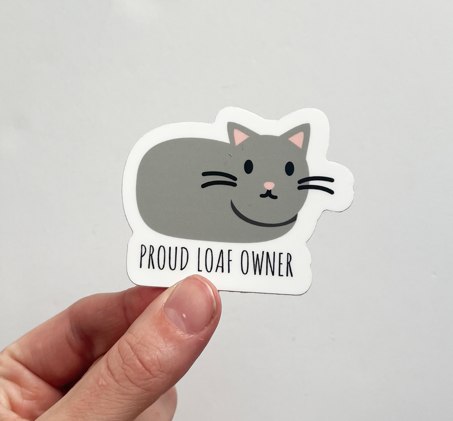 Proud Loaf Owner Sticker - Gray