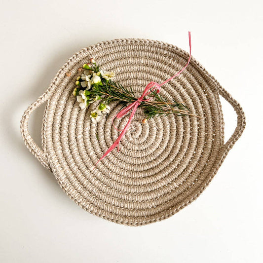 Skye Linen Basket Kit: Stone