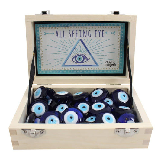 All Seeing Eye Glass Protection Charms
