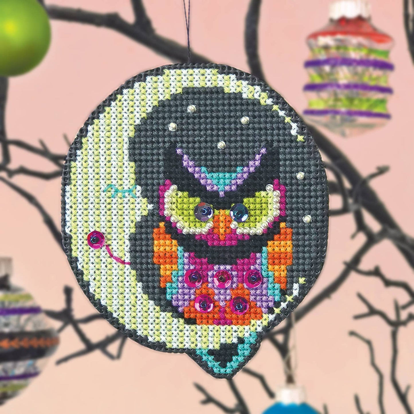 Night Owl - Cross Stitch Ornament Kit