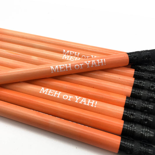 Meh or Yah! Color Changing Mood Pencil - Orange