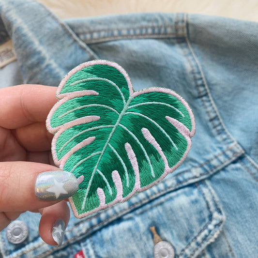 Waves Collection - Monstera Leaf Patch