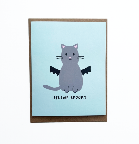 Feline Spooky Card