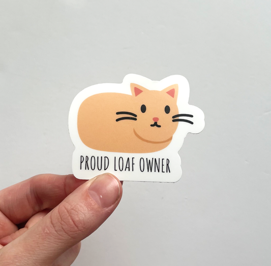Proud Loaf Owner Sticker - Orange
