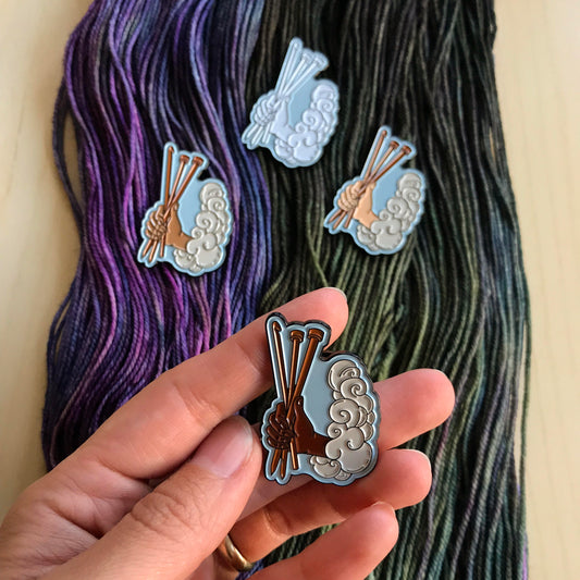 Ace of Wands Enamel Pins