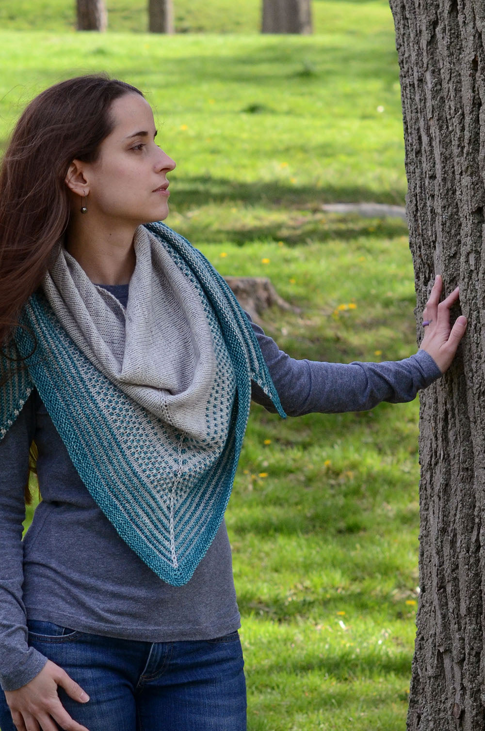 Carrigain Shawl Knitting Pattern - Digital Download