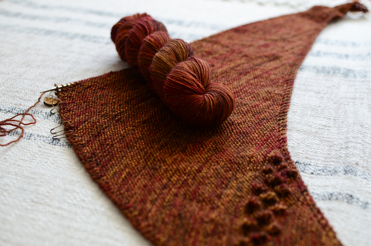 From the Embers - A Beltane Shawl Kit