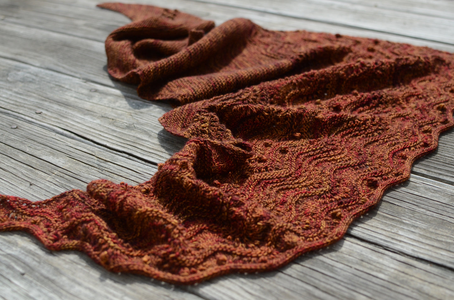 From the Embers - A Beltane Shawl Kit