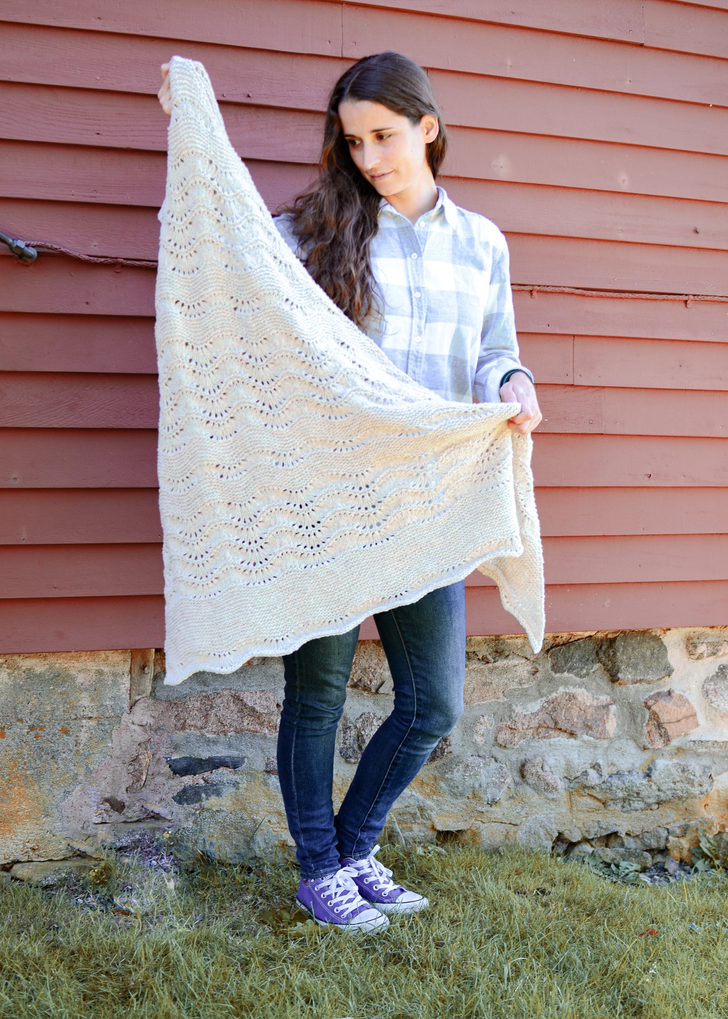 Nevasca Shawl Knitting Pattern - Digital Download