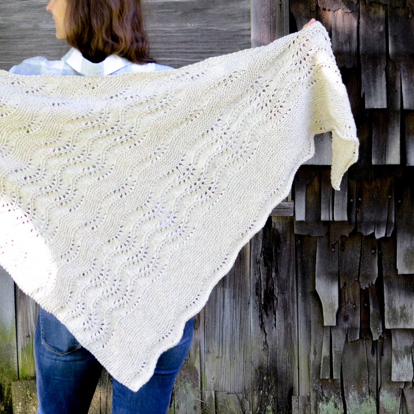 Nevasca Shawl Knitting Pattern - Digital Download