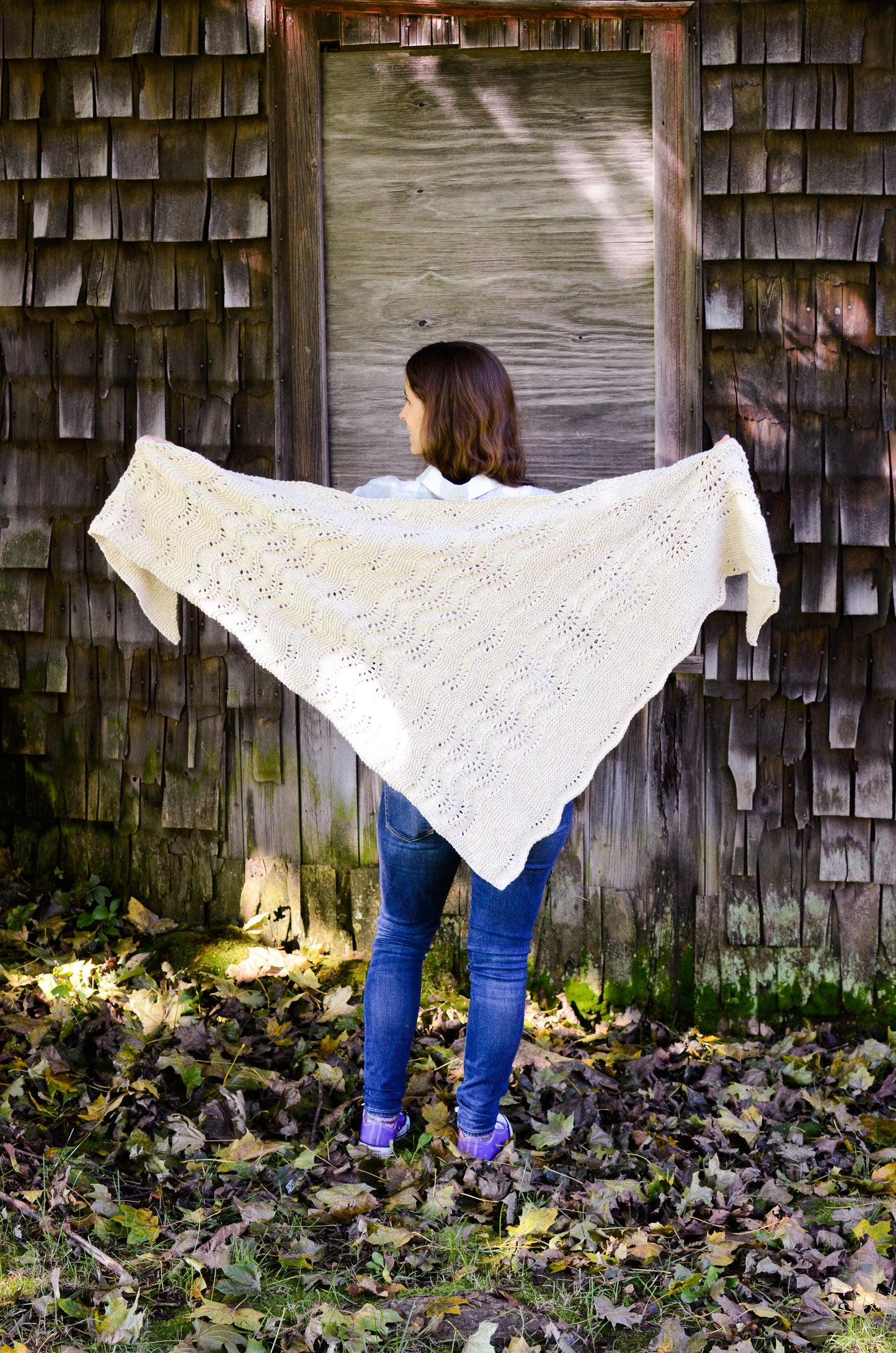 Nevasca Shawl Knitting Pattern - Digital Download