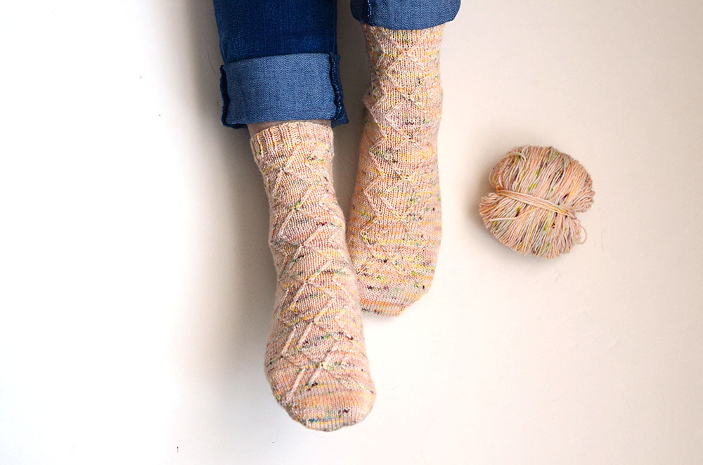 Dreamweaver Socks Knitting Pattern - Digital Download