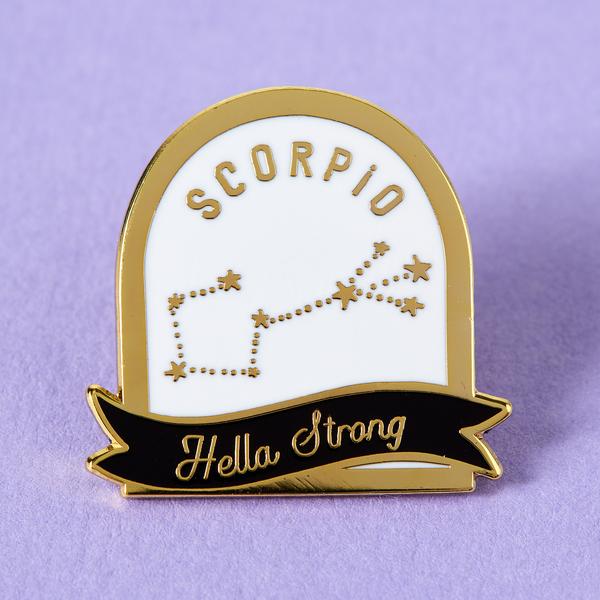 Sasstrology Starsign Enamel Pins