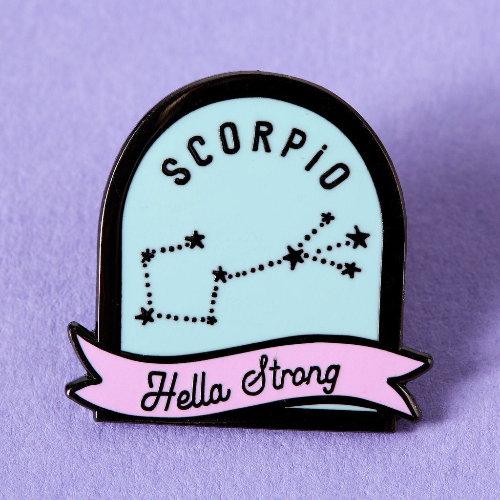 Sasstrology Starsign Enamel Pins