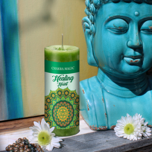 Chakra Magic Healing Candle - Heart