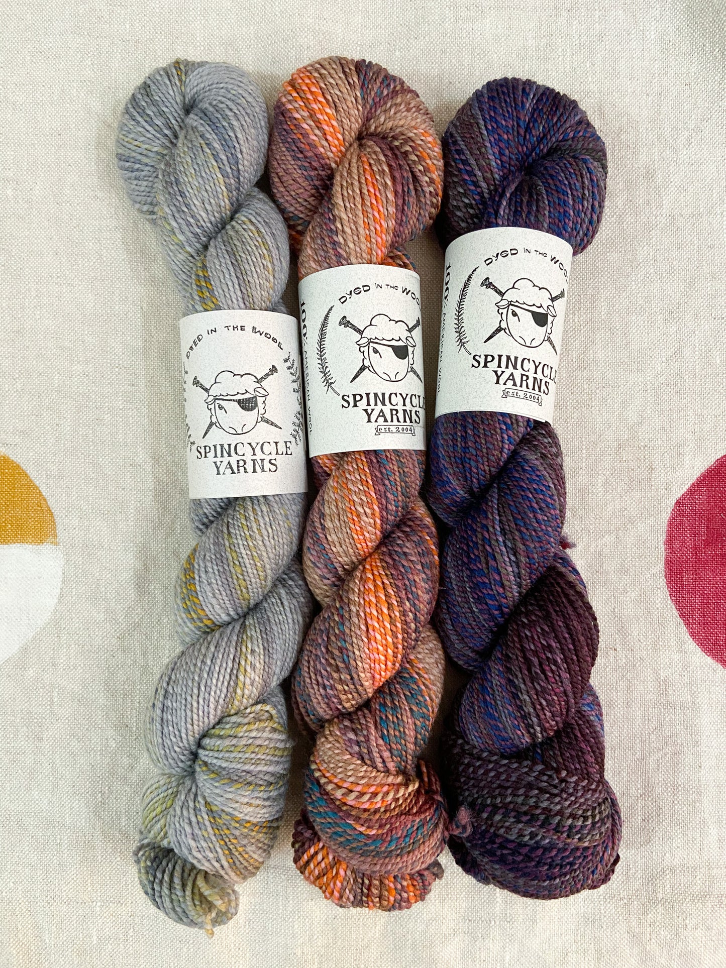 Shift Cowl Kits in Assorted Colors with Spincycle Dyed in the Wool