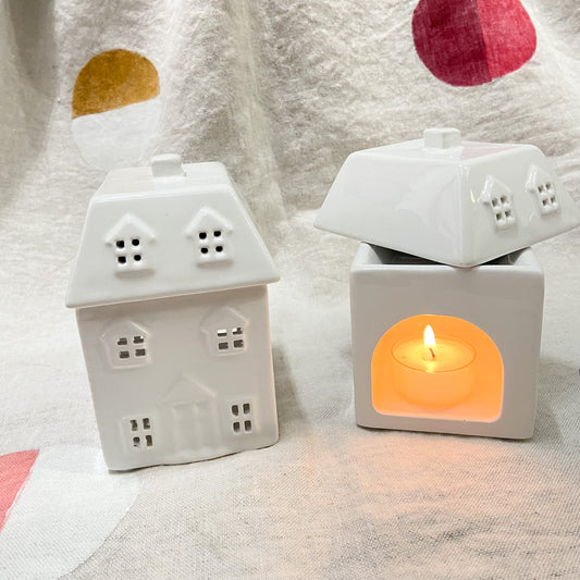 SALE! Ceramic House Wax Melt Burner
