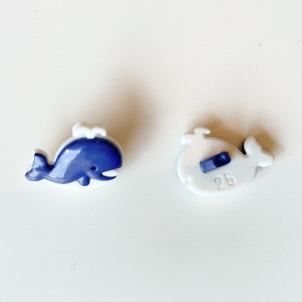 Small Whale Buttons