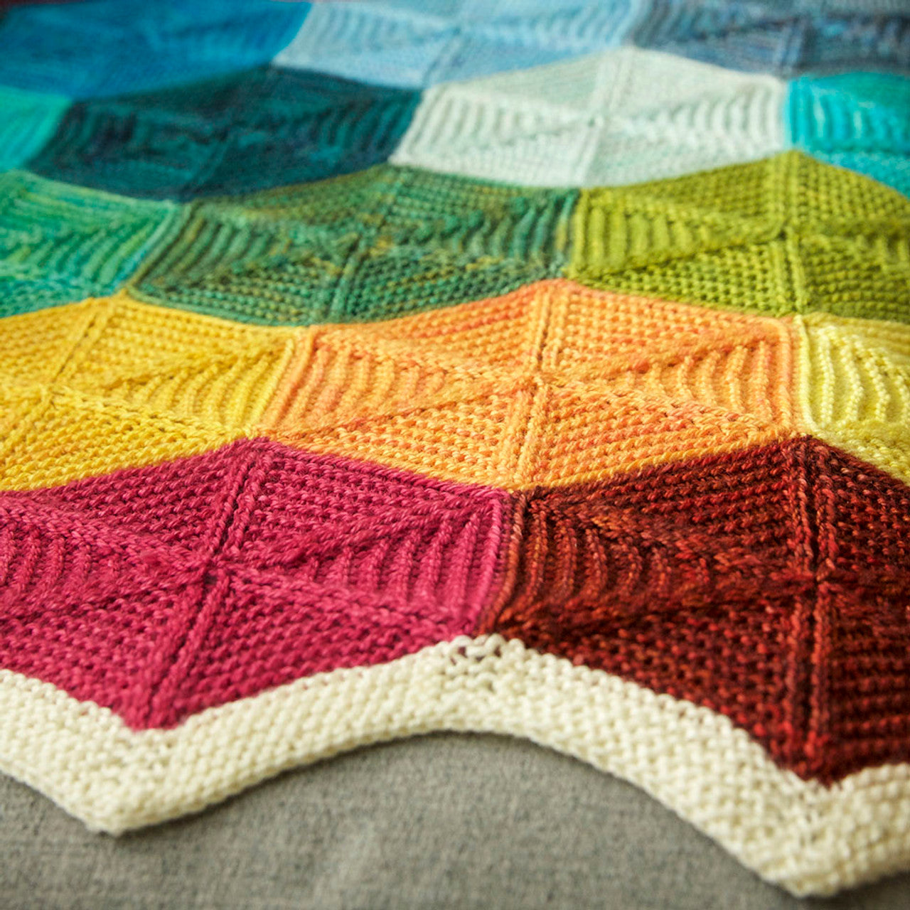 Polygon Baby Blanket Printed Pattern