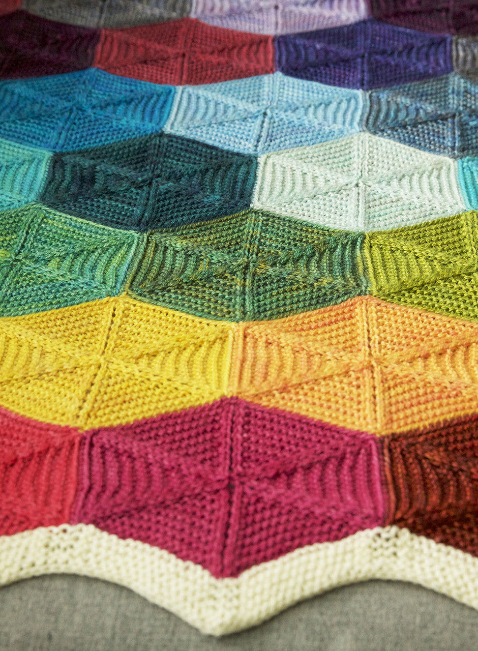 Polygon Baby Blanket Printed Pattern