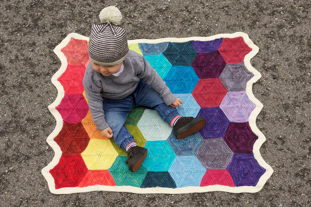 Polygon Baby Blanket Printed Pattern