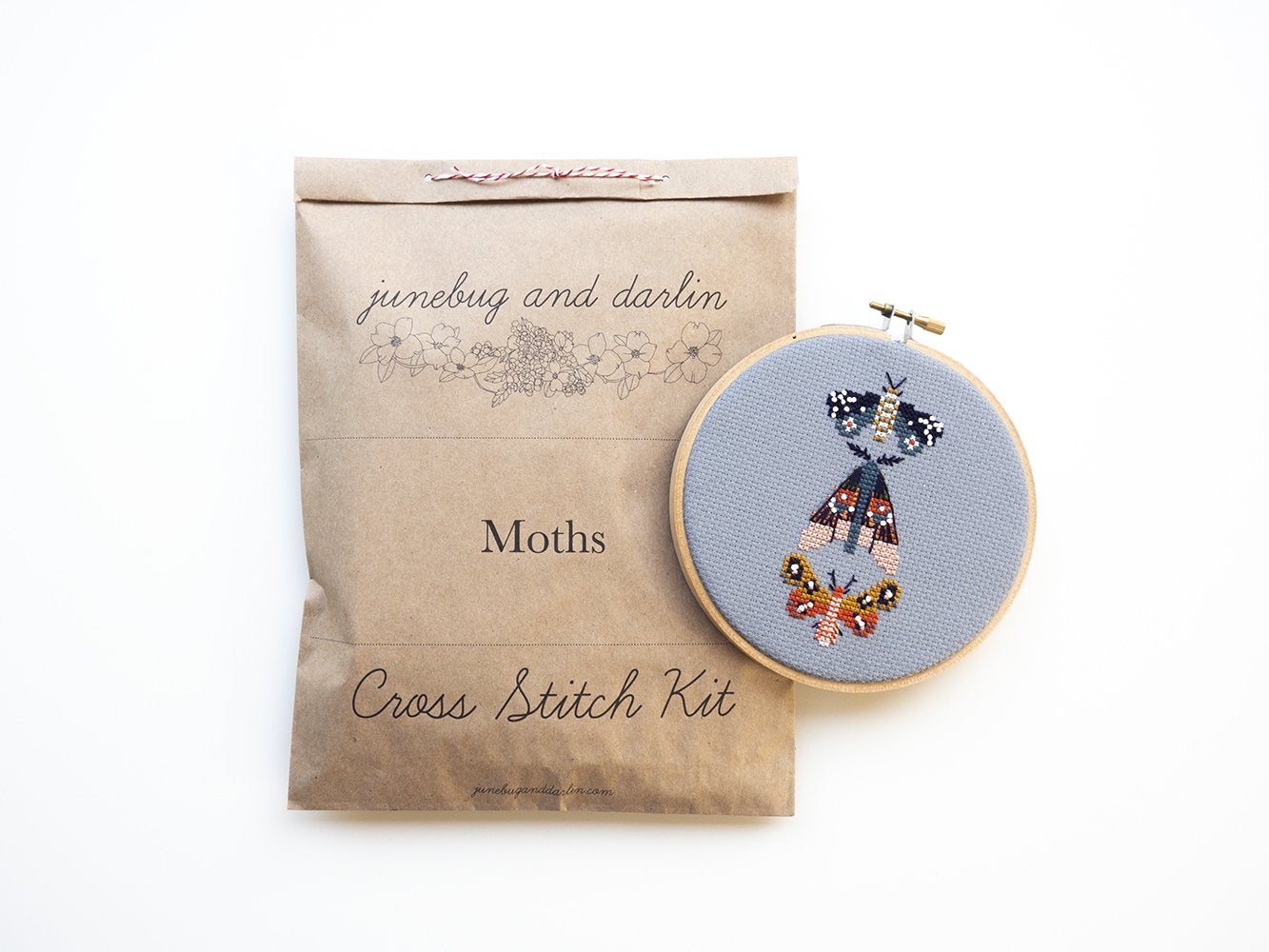 Moths Cross Stitch Kit
